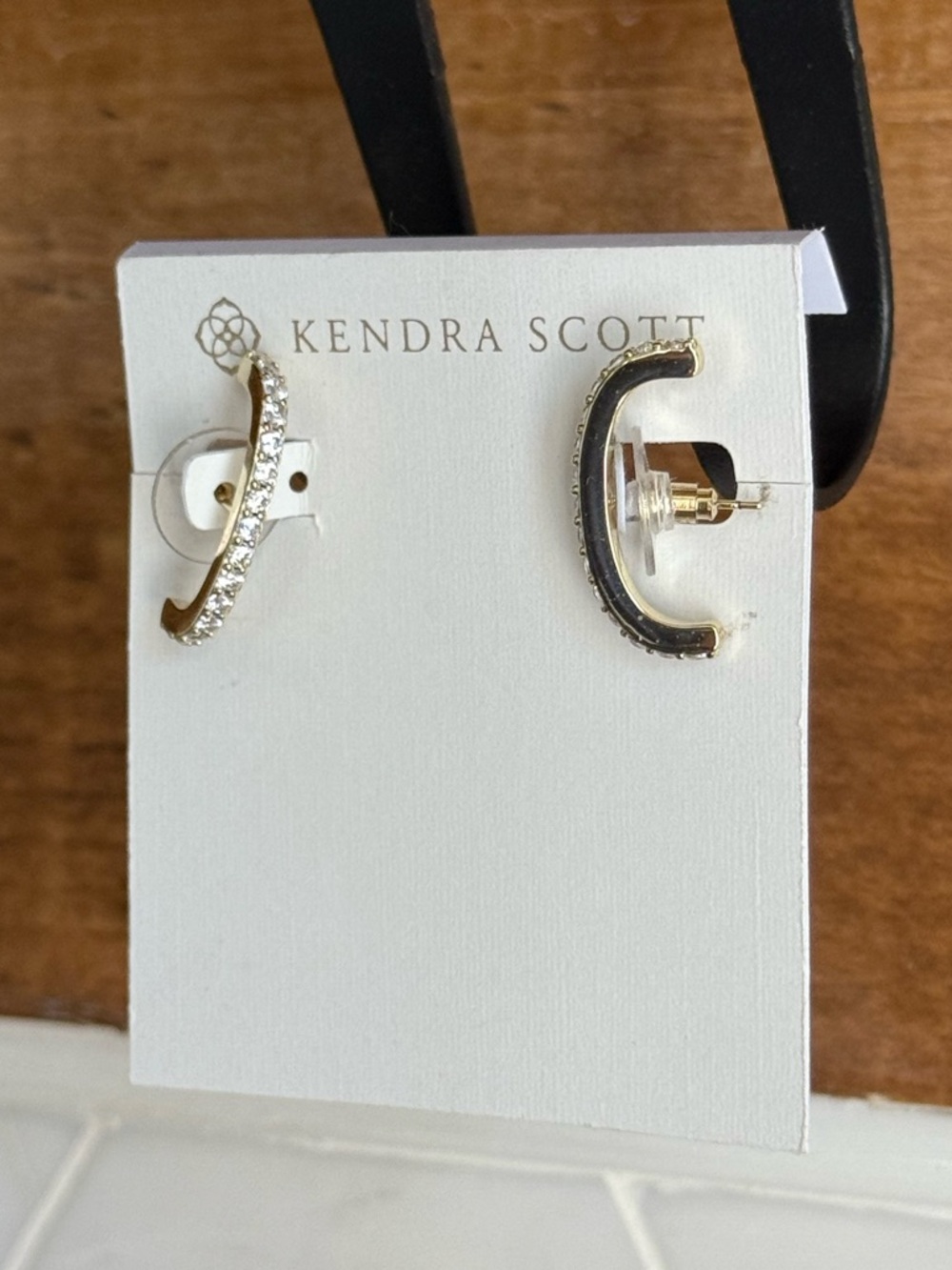 Kendra Scott Adeline Gold Crystal Ear Climbers - Gold